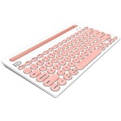 Resim Foetor FD IK3381 Three Pembe Kablosuz Klavye 