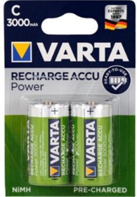 Resim ATAELEKTRONİK Varta 3000mah Bebek Ana Kucağı Pili 3000mah C Orta Boy Pil 2li Paket Tombul Lr14 R14 Mn1400 Am2 