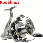 Resim Rooblinos NGK Yüksek Güçlü Uzun Atış Balıkçılık Makinesi - 24.95KG Çekiş, Dayanıklı Plastik & Naylon, Deniz Balıkçılığı için Ambidekster Tasarım - Boyutlar 8000/9000/10000/12000/14000, Büyük Model, Olta Tekerleği 