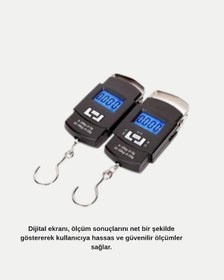 Resim Gld-spt- Dijital El Kantarı 50 Kg Taşıma Kapasiteli, Taşınabilir Hassas Tartı Çok Renkli 