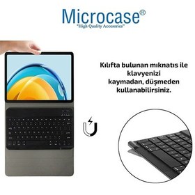 Resim Honor Uyumlu Pad X8 10.1 inch Tablet Bluetooth Klavyeli Kılıf - BKK1 