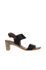 Resim Bueno Shoes Siyah Deri Kadın Topuklu Sandalet 01wu11100 