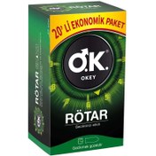 Resim Okey Rötar Prezervatif 20'li Ekonomik Paket 