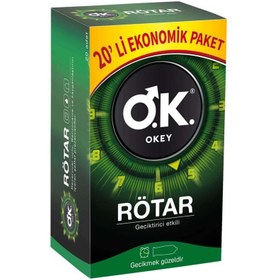 Resim Okey Rötar Prezervatif 20'li Ekonomik Paket 