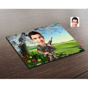 Resim Kişiye Özel Uzman Jandarma Karikatürlü Ahşap Puzzle-1 