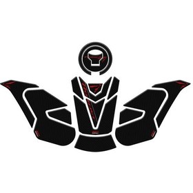 Resim GP Kompozit Honda CB750 Hornet 2023-2024 Tank Pad Seti Karbon 