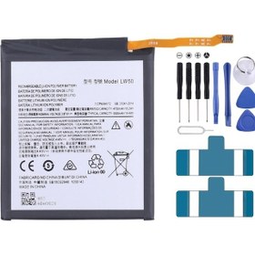 Resim Cbtx Motorola Edge+ 5000mah Yedek Li-polimer Pil Lw50 İçin 