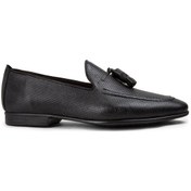 Resim Deery Hakiki Deri Siyah Erkek Loafer Ayakkabı - 01701msyhc28 Siyah 