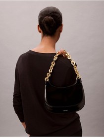 Resim Calvin Klein Zincirli Omuz Kadın Siyah Çapraz Çanta Lv04f3403g-ub1 Siyah 