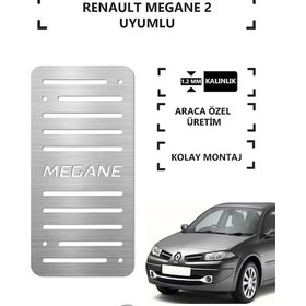 Resim A&g Tuning Renault Megane 2 Ayak Dinlendirme Pedalı Krom Ayak Dayama Pedalı Kgagpedal000030 