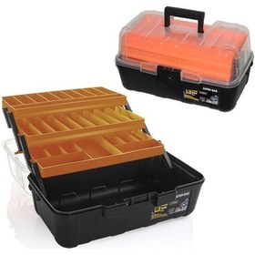 Resim Super Bag Pro Balıkçı Takım Çantası 3 Gözlü Şeffaf 