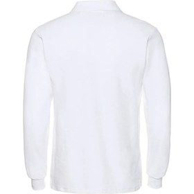 Resim Mood Agenda Kız Çocuk Uzun Kol Polo Yaka Okul T-shirt Beyaz 
