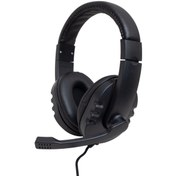 Resim Genel Markalar Hello Hl-5351 3.5mm Stereo Kablolu Ledli Mikrofonlu Oyuncu Kulaklık Siyah (5047) 