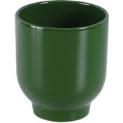 Resim Ang Design Riva Seramik Saksı - Yeşil - 12x8 cm 