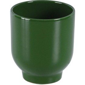 Resim Ang Design Riva Seramik Saksı - Yeşil - 12x8 cm 