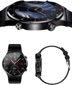 Resim UCUZTEKNO Amoled Ekran Metal Deri Silikon Kordonlu Uyku ve Sağlık Takibi 