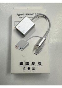 Resim Typec Ses Kartı Type-c Ses Kartı 