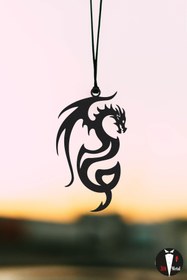 Resim Oyunzu Araba Süsü Metal Ejderha Dikiz Aynası Süsü Hediyelik 