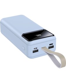 Resim İXtech IX-PB028 30.000 Mah Dijital Göstergeli Powerbank Taşınabilir Şarj Cihazı - Beyaz 