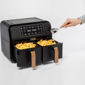 Resim Kenwood kHealty Fry Twin HFP70.000BK 8 lt Yağsız Airfryer Siyah 