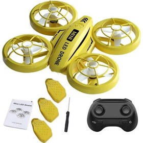Resim Mini Drone Led 360 Flip 2.4g 4ch Uzaktan Kumanda Helikopter Yükseklik Tutun Rc 
