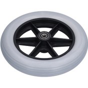 Resim Wezone Tekerlek Sandalyesi Ön Tekerleği 10 İnç 12mm - Şişme Gerekmez, Dayanıklı Lastik, Tekerlekli Sandalye Ve Yürüme Yardımcıları İçin Aksesuar 