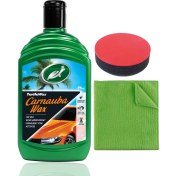 Resim Turtle Wax Boya Koruma Carnauba Cila 500 ml + Uygulama Bezi & Süngeri 
