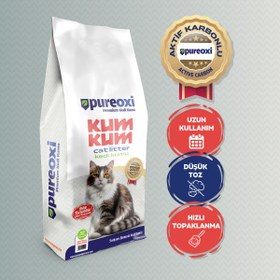 Resim Kum Kum Premium Topaklanan Kedi Kumu 10 kg - Yağmur Kokulu / Tekli 