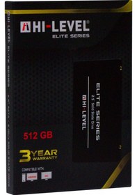 Resim HI-LEVEL ELITE SERIES 512GB 560/540MB/s 2.5" SATA 3.0 SSD HLV-SS 