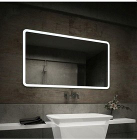 Resim 50X70 Ledli Ayna Banyo Aynası İçten Işıklı Ayna 80x60 CM 