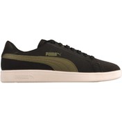 Resim Puma 365160 Smash V2 Buck Siyah-haki Erkek Spor Ayakkabı 
