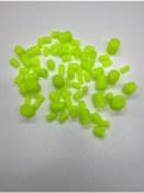 Resim Motorsiklet Vida Kapakları Yeşil Yumuşak 