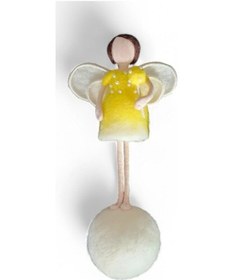 Resim Melek Keçe Bebek Sarı 