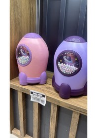 Resim Büyük Boy Şifreli Işıklı Roket Kumbara 17x10cm 