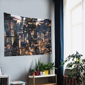 Resim Someday in Another Universe Duvar Örtüsü - 100 cm x 135 cm 