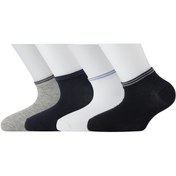 Resim Moyra Socks 4'lü Desenli Çocuk Patik Çorap 