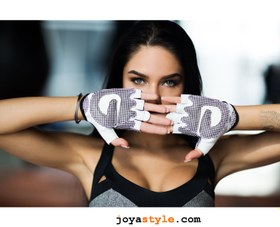 Resim Fitness ve Ağırlık Sporcu Eldiveni Sarı Siyah - m 