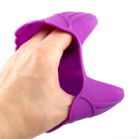 Resim Uygun Cupcake Şekilli Silikon Fırın Eldiveni 