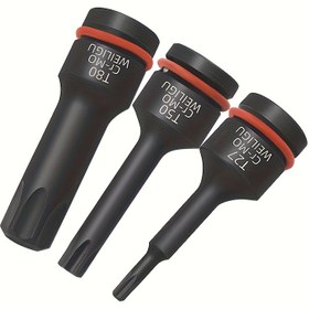 Resim Elektrikli Anahtar Soketi Değişimi için Ücretsiz Sabit Kauçuk O-Halka Pim 1/4 Kare Arayüz, Otomotiv Tamiri için Sıkça Kullanılan Altıgen Allen Vidalama, Endüstriyel Sınıf Siyah Fosforluza Karşı Koruyucu ve Paslanmaz, Yüksek Mukavemetli Manyetik Darbe Uçları T7 T8 T9 T10 T15 T20 T25 T27 T30 T40 Alaşımlı Çelik 