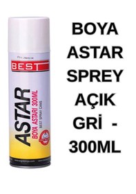 Resim Boya Astar Sprey Açık Gri -300ml Sprey Astar Boya 