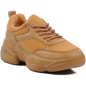 Resim WALKWAY Dkc2304 Ekru Kadın Sneaker 