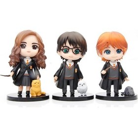 Resim Venta Caliente 3 Adet/takım Harry Potter Şekil Oyuncaklar Pvc Koleksiyon Bebek Hermione (Yurt Dışından) 