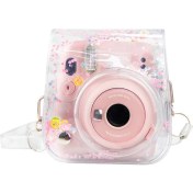 Resim Yuandong MINI11 Şeffaf Pvc Glitter Taşınabilir Kamera Çantası(Yurt Dışından) 