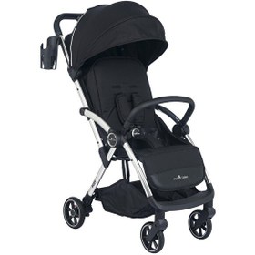 Resim Merkür Bebe Tek Tuşla Otomatik Katlanan Ruby Kabin Boy Bebek Arabası Siyah 