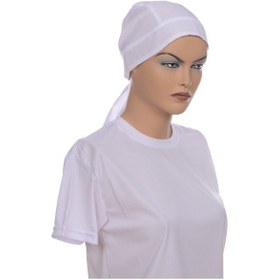 Resim Aşçı Bandana Beyaz 