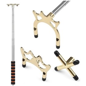 Resim Skycity Altın Gümüş Seçenekli Çekilebilir Bilardo Çubuğu Destek Seti - Ev, Kulüp Ve Partiler İçin Uyumlu 