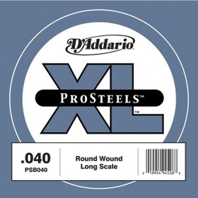Resim D'addario Psb040 Bas Gitar Tek Tel. Sol . Pro Steels. 0.040 Gaug 