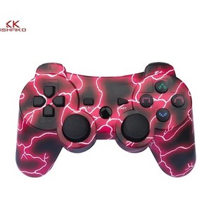 Resim Ps3 İçin Denetleyici. Playstation 3 İçin Kablosuz Kumanda Şarj Kablosu İle 6 Red Lightning 