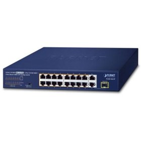 Resim Planet PL-FGSD 1821P 16 Port 10/100 2 Port Gigabit 1 Port Sfp 185 Switch 