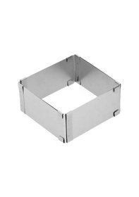 Resim Ayarlanabilir Kek Ve Pasta Kalıbı Kare / Dikdörtgen 15 15 Cm Den 28 28 Cm Ye Kadar gri 